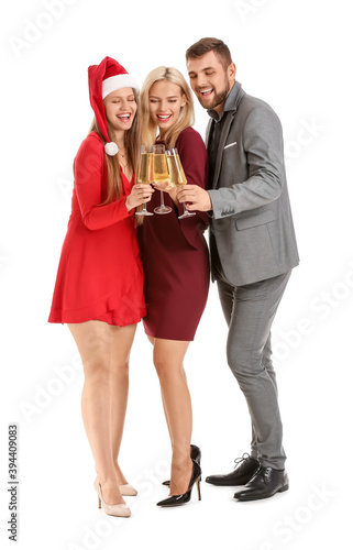 Young people with glasses o...