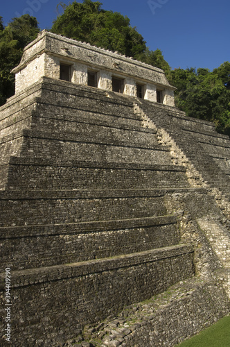 Templo de las Inscripciones  Temple of Inscriptions  Palenque  Yucatan  Mexico  UNESCO World Heritage Site