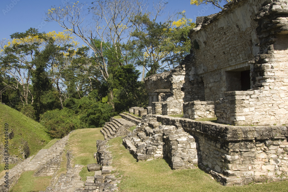 Palenque, North group, Yucatan, Mexico, UNESCO World Heritage Site