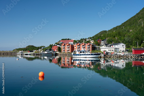 Fototapeta Naklejka Na Ścianę i Meble -  View from Øksfjord, Fnnmark, Norway
