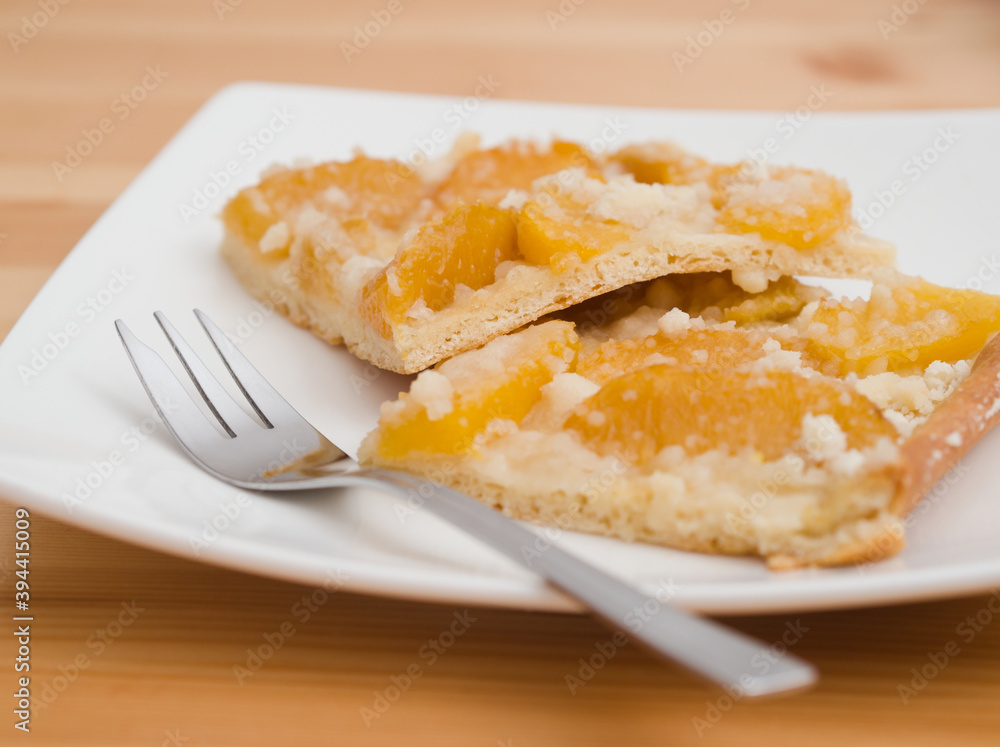 Peach Pie Closeup