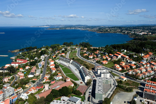 aerial view Oleiros, Perillo area photo