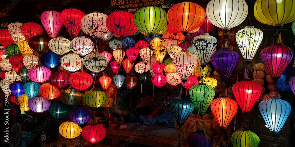 Lanternes lampions Hoi An, Vietnam, Cambodge