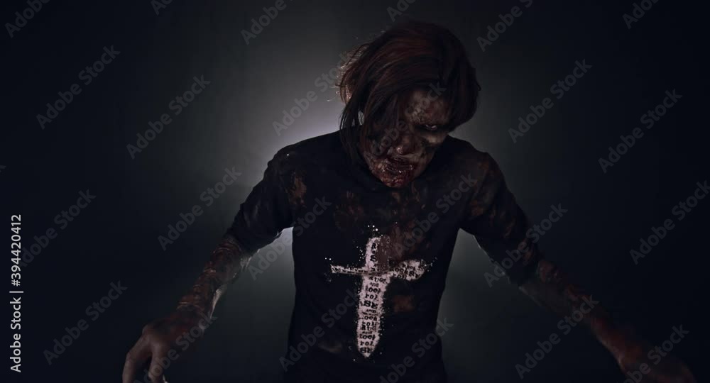 Zombie boy, Apocalypse, burnt people Zombie boy, Apocalypse, burnt people