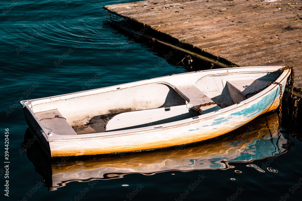 old wooden boat