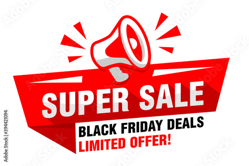 black friday super sale megaphone