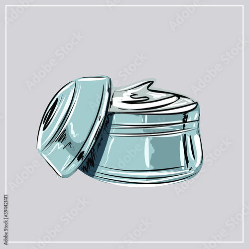 Cosmetic brushes, ball blush, eye shadow, powder, concealer, lipstick, cream, skin serum, nail polish. Perfume bottle, eau  de toilette, fragrance. Beauty shop, beauty box. set of decorative cosmetics