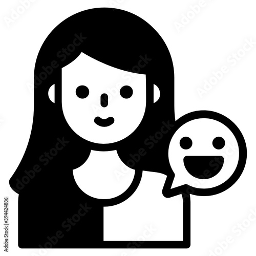 
A happy customer with emoticon, solid icon

A happy customer with emoticon, solid icon
