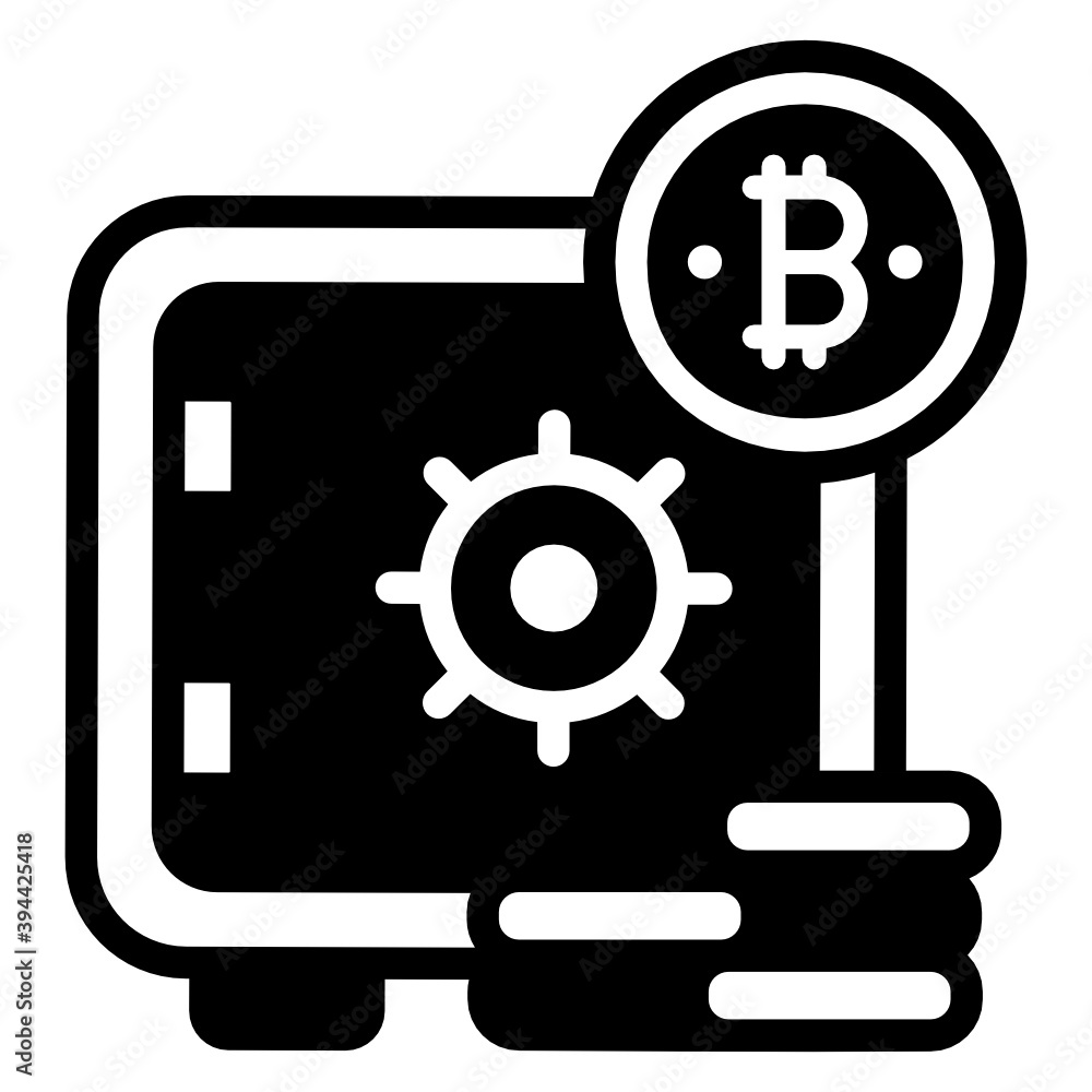 Bitcoin vault icon, trendy filled vector of bitcoin security
Bitcoin vault icon, trendy filled vector of bitcoin security