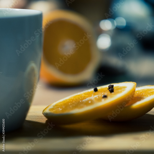 Herbata z cytryną i pomarańczą
