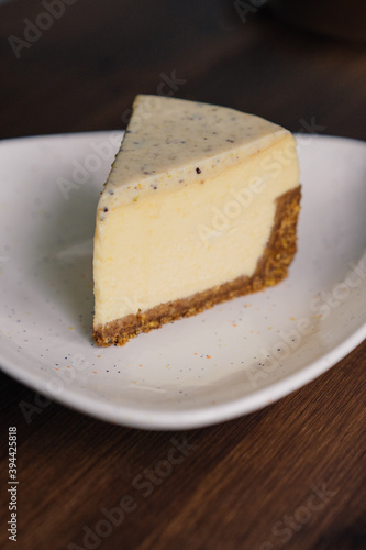 piece of cheesecake delicious holiday statement. High quality photo