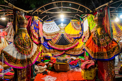 Colorful handicrafts for sale in Law Garden. Ahmedabad © Kandarp