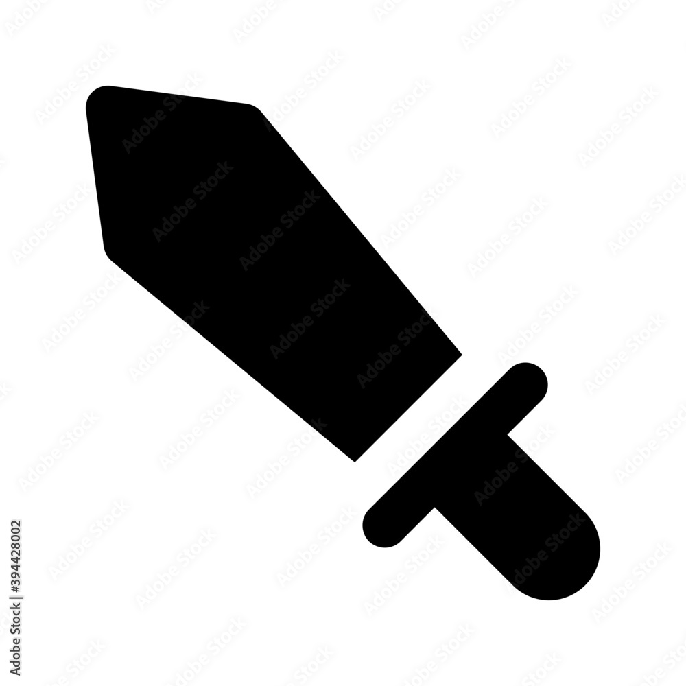 Sword icon, solid design of war tool
Sword icon, solid design of war tool