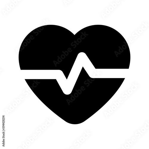 
Modern style icon of heartbeat, cardiogram vector 
