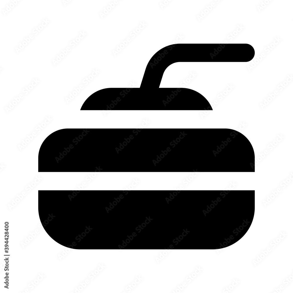 Curling rock, outdoor sports in editable style
Curling rock, outdoor sports in editable style