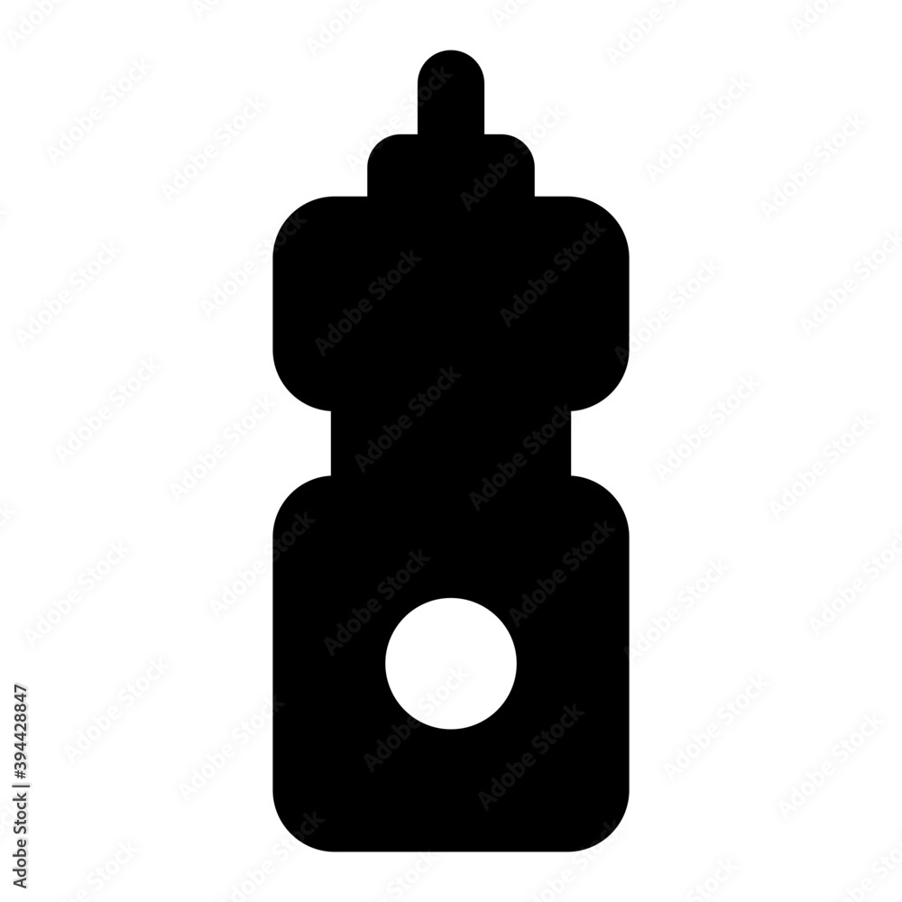 Solid vector design of water bottle icon.
Solid vector design of water bottle icon.