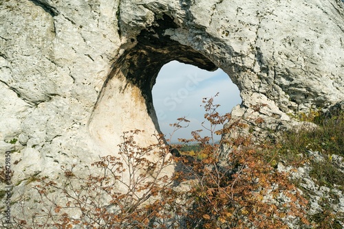 The Great Window, also known as the Large Window, is a group of limestone rocks located in Piaseczno in the Kroczyce commune, in Zawiercie County, in the Silesian Province photo