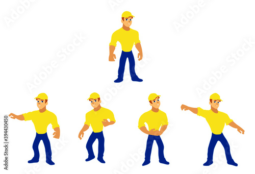 Master. A variety of poses.