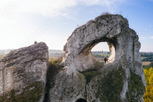 The Great Window, also known as the Large Window, is a group of limestone rocks located in Piaseczno in the Kroczyce commune, in Zawiercie County, in the Silesian Province © Chawran