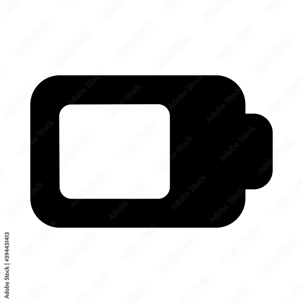 Rechargeable mobile phone battery in solid icon
Rechargeable mobile phone battery in solid icon