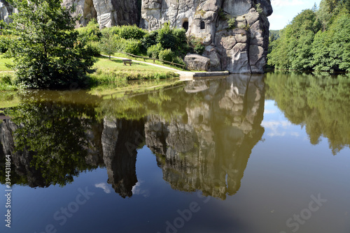 Spiegelung der Externsteine photo