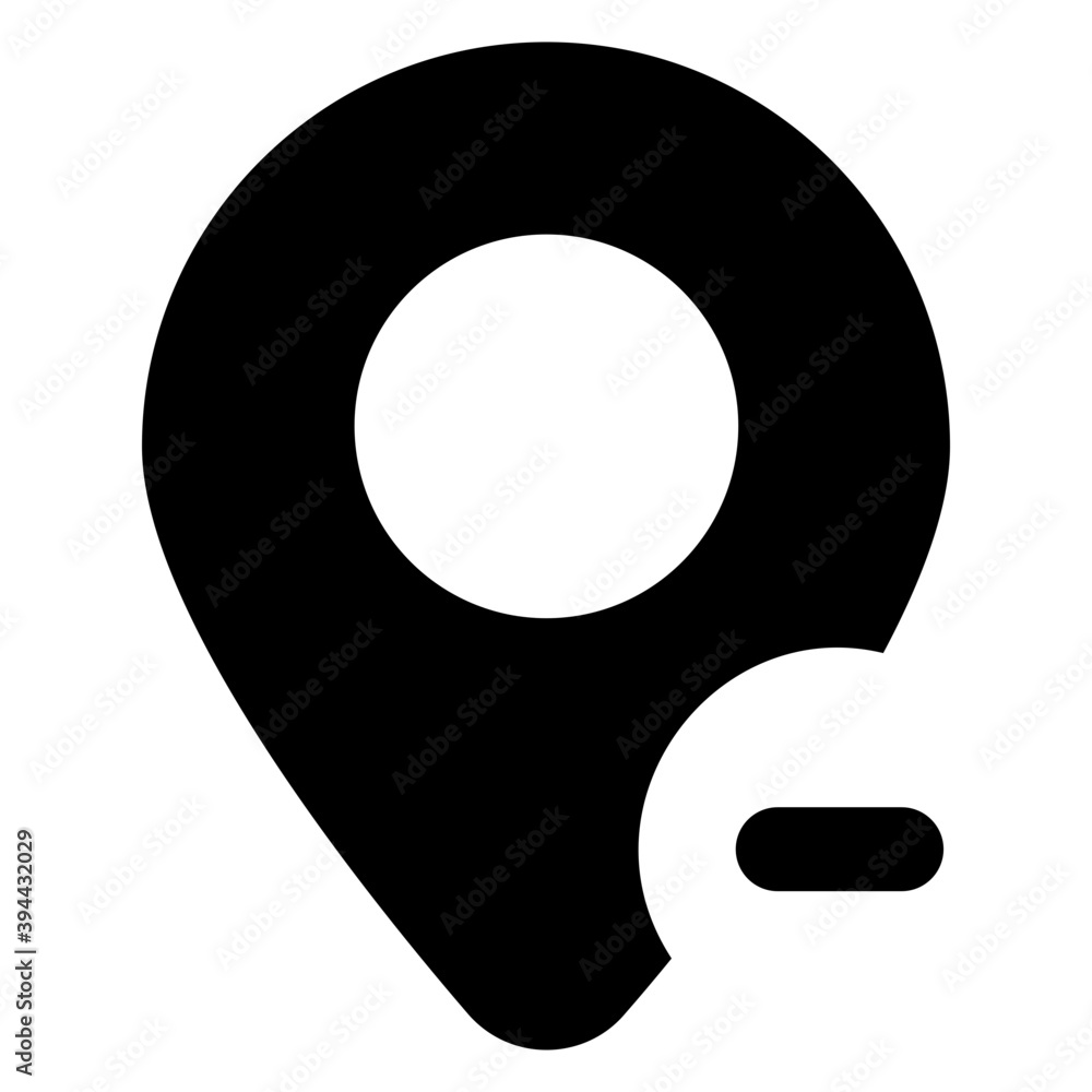 Slash over location pin, no location solid icon
Slash over location pin, no location solid icon