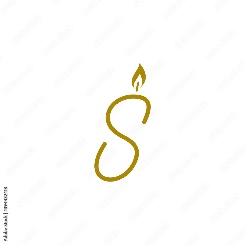 Letter S Logo Design isolated on white background Letter S Logo Design isolated on white background