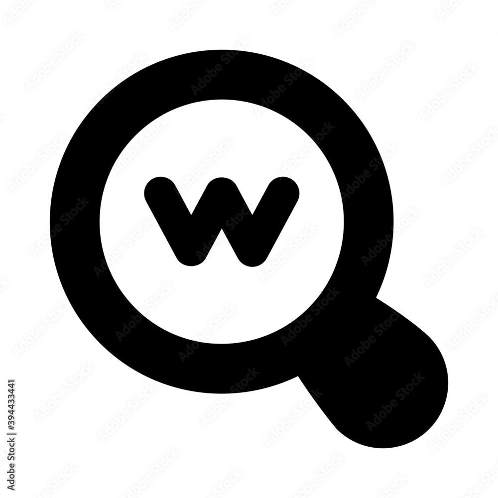 Trendy icon of domain searching, editable solid design
Trendy icon of domain searching, editable solid design