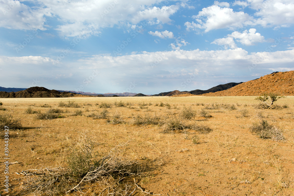 Panoramic view of Twyfelfontein landscape