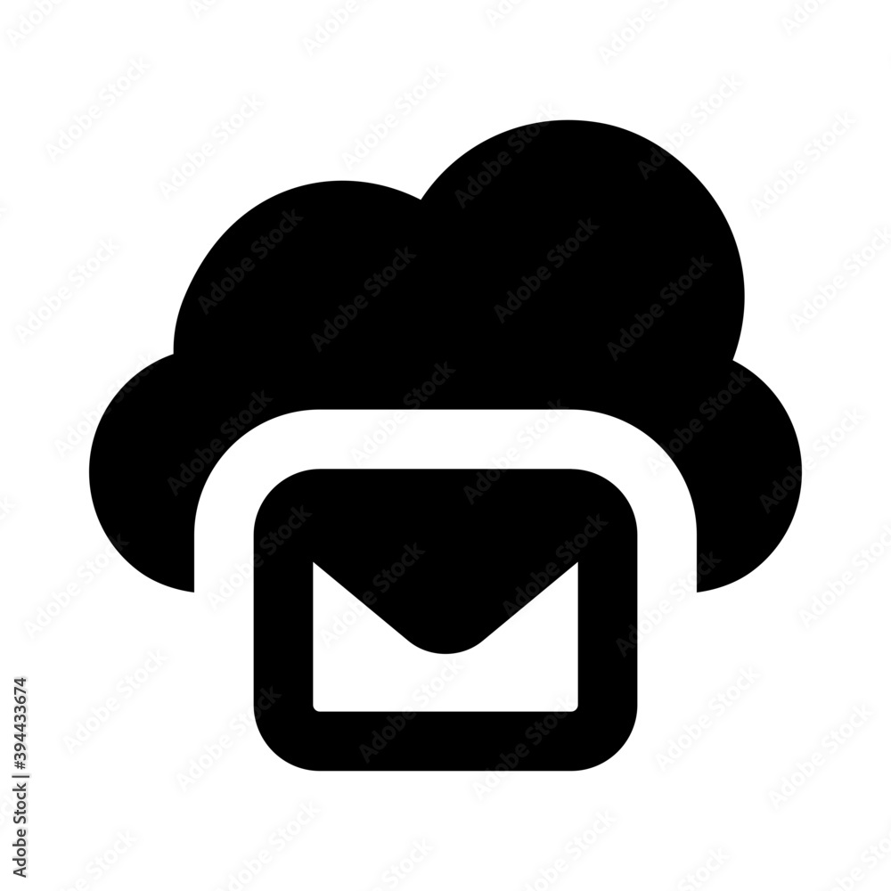 Cloud on letter showing concept of cloud letter icon
Cloud on letter showing concept of cloud letter icon