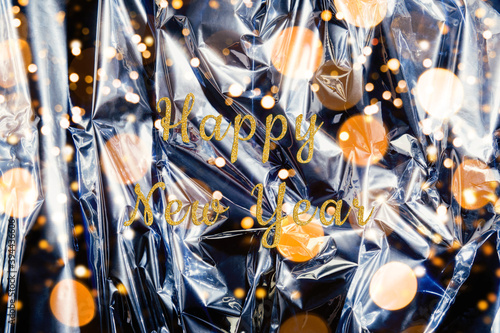 Light New Year bokeh background