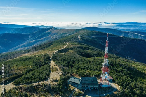 Fotografie Polish mountains in Silesia Beskid in Szczyrk