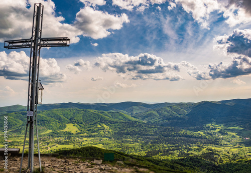 Fototapeta Naklejka Na Ścianę i Meble -  Bieszczady, Połonina Wetlińska. Smerek (1222 m).