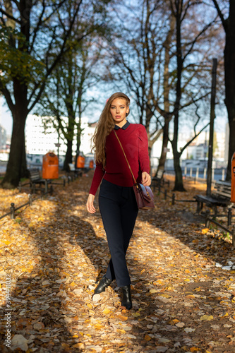 Frau im Park