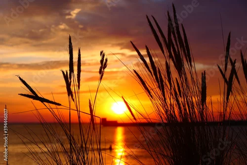 Obraz Zachód słońca morze