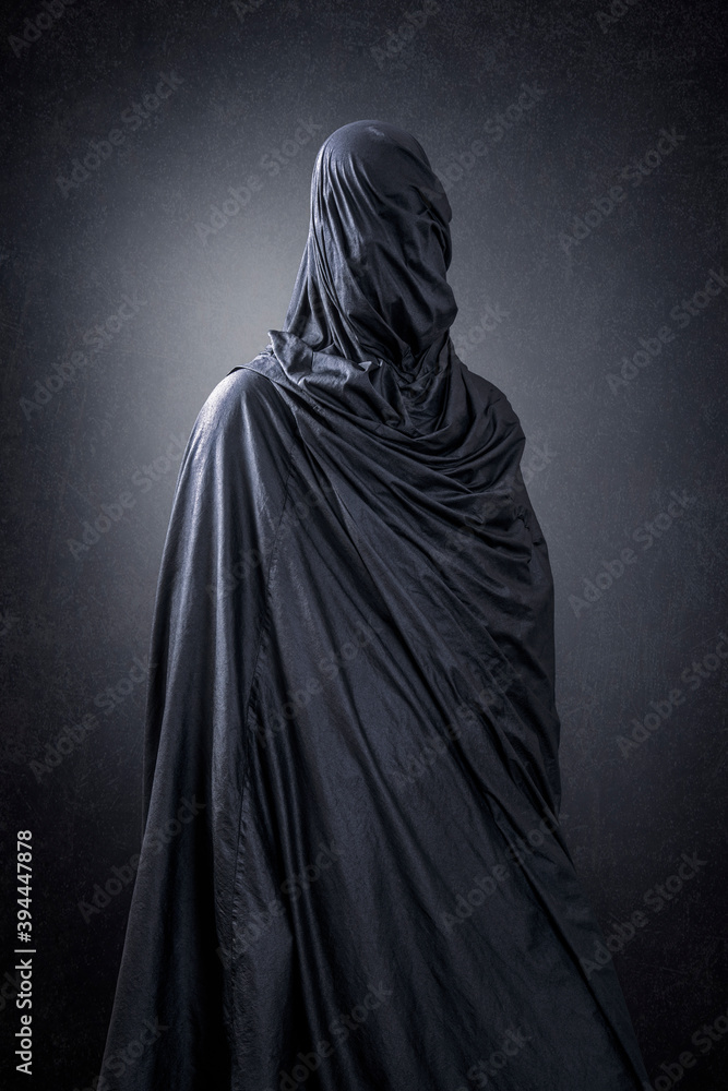 Ghostly figure in the dark Ghostly figure in the dark