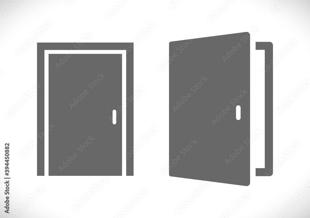 door vector icon door vector icon