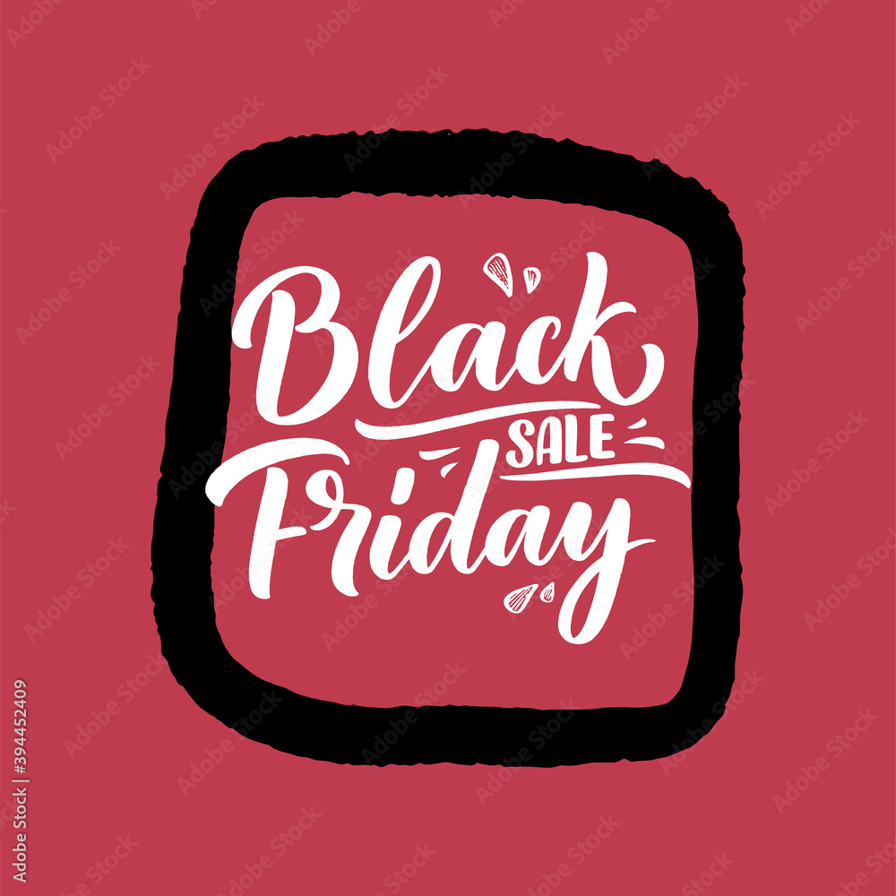Black friday lettering in modern calligraphy style. Slogan for promotion template and sale banner. Vector Black friday lettering in modern calligraphy style. Slogan for promotion template and sale banner. Vector