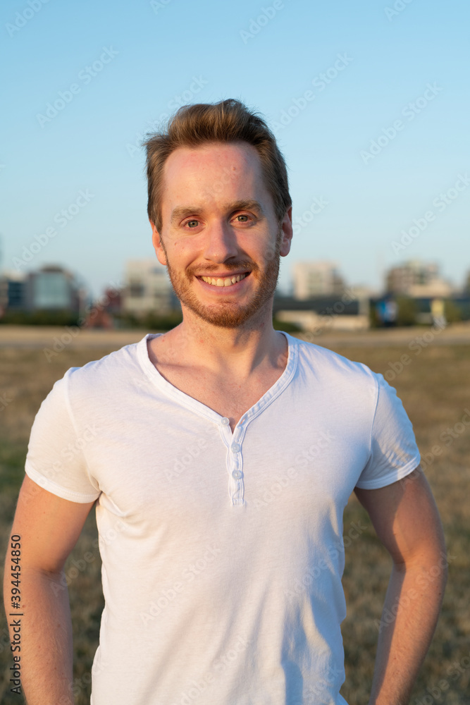 Young man looking at camera, Sweden Young man looking at camera, Sweden