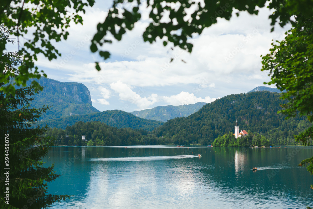 View of lake, Slovenia View of lake, Slovenia