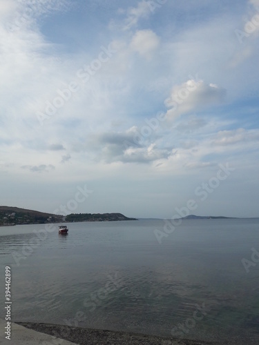 view of the sea from the sea