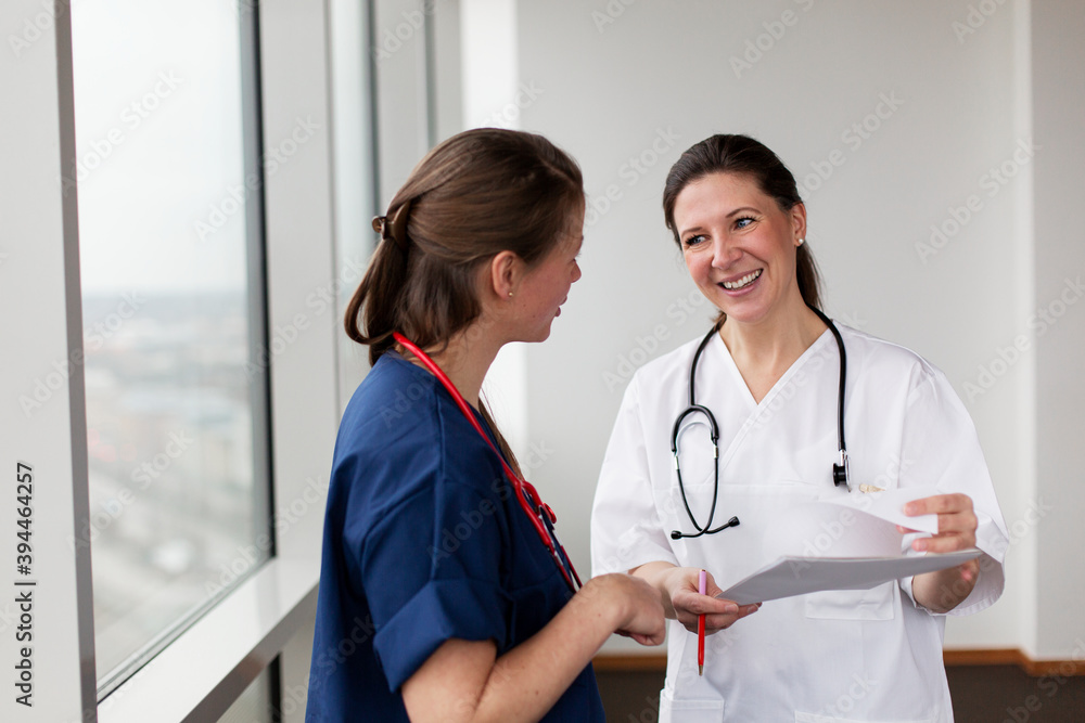 Female doctors in hospital, Sweden Female doctors in hospital, Sweden