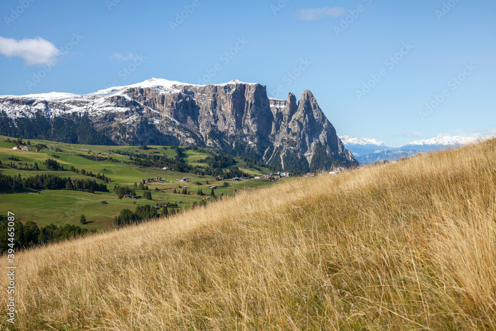 View of mountain range, Italy View of mountain range, Italy