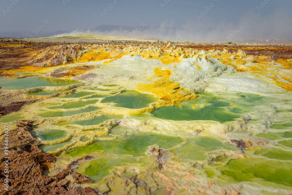 The hottest place on earth, Danakil Depression.