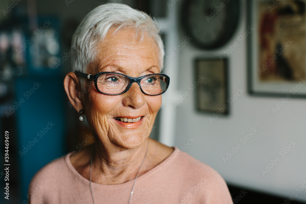 Senior woman looking away, Sweden Senior woman looking away, Sweden