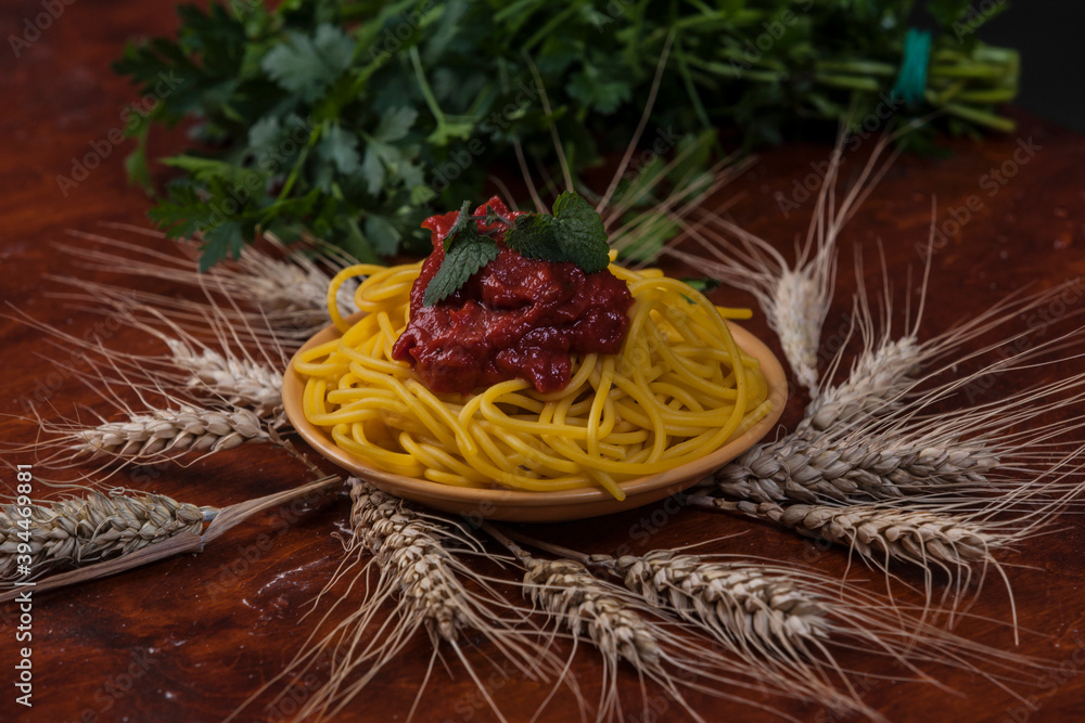 custom made wallpaper toronto digitalspaghetti pasta with tomatoes sauce