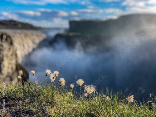 Waterfall in Iceland photo