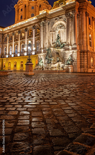 Fountain at night in the Ro...