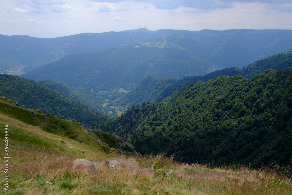 Naklejka premium view from the mountain
