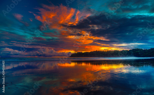 Amazing sunset over the river © Martin Nicolas